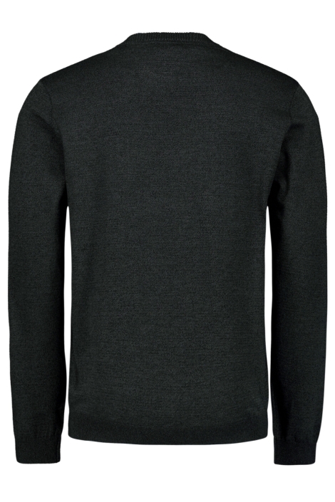 NO-EXCESS grijze heren trui | Achteraanzicht