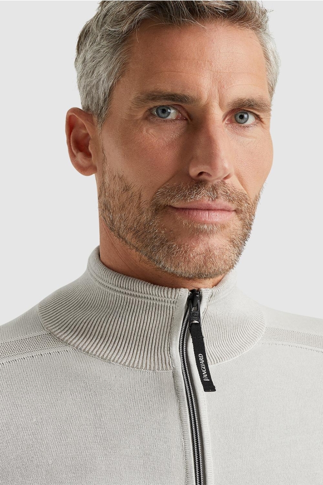 Vanguard beige heren vest | Close up