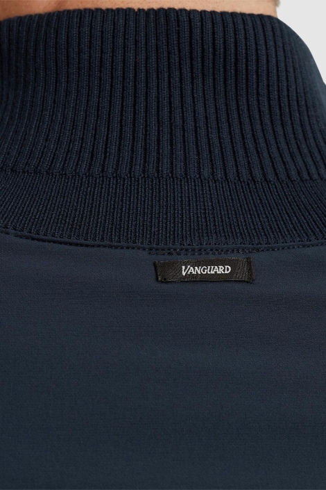 Vanguard blauwe heren vest | Close up