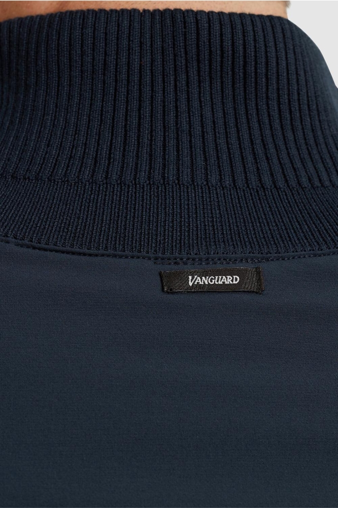 Vanguard blauwe heren vest | Close up