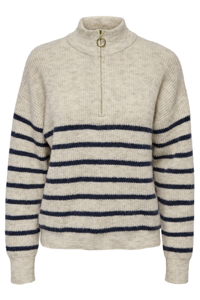 Only beige dames trui | Vooraanzicht