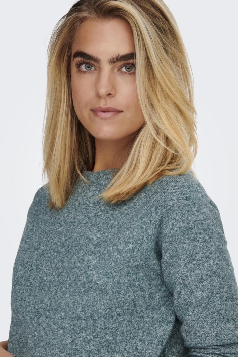 Only blauwe dames trui | Close up