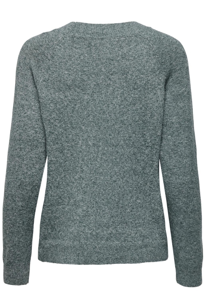 Only blauwe dames trui | Achteraanzicht