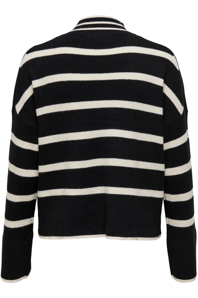 Only zwarte dames trui | Achteraanzicht