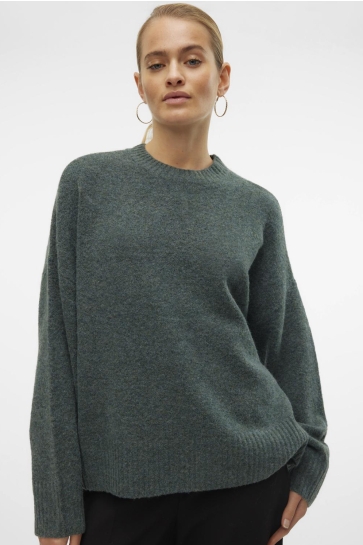 Vero Moda vmboom ls o-neck pullover ga noos Groen