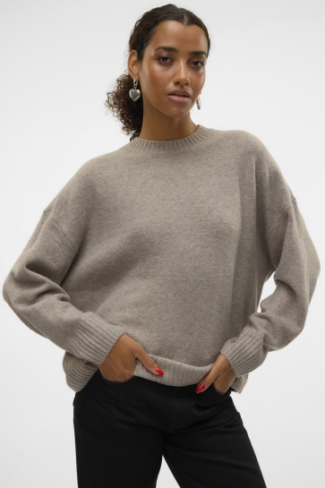 Vero Moda vmboom ls o-neck pullover ga noos Camel