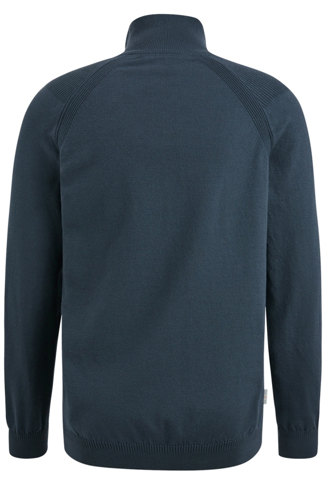 Cast Iron blauwe heren trui | Achteraanzicht