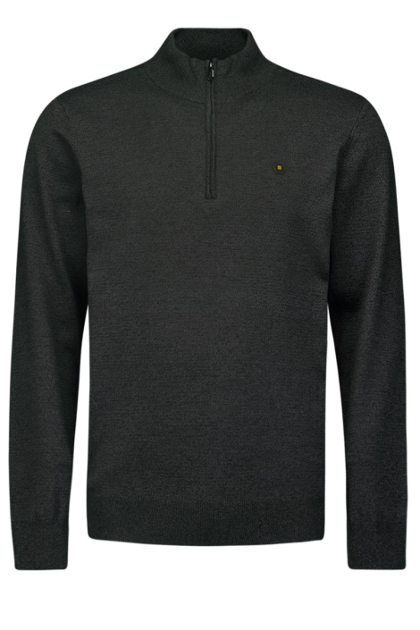 NO-EXCESS grijze heren trui | Vooraanzicht