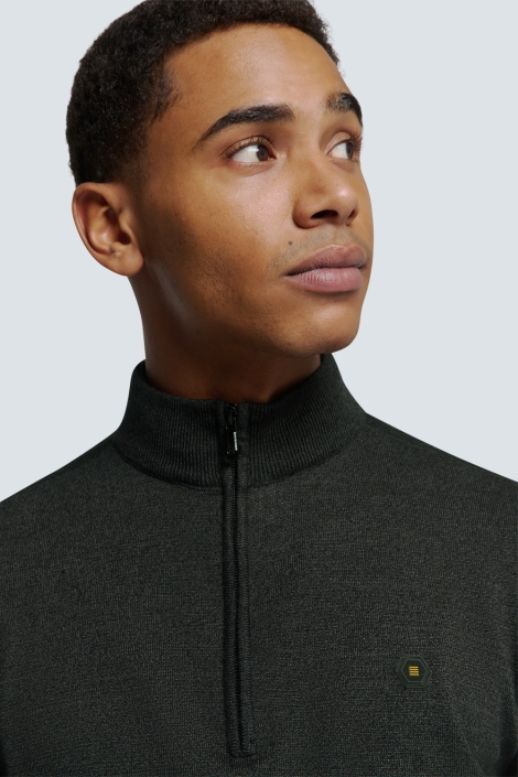 NO-EXCESS grijze heren trui | Close up