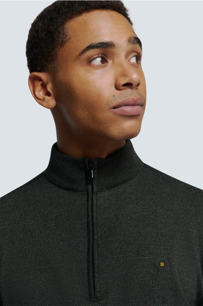 NO-EXCESS grijze heren trui | Close up