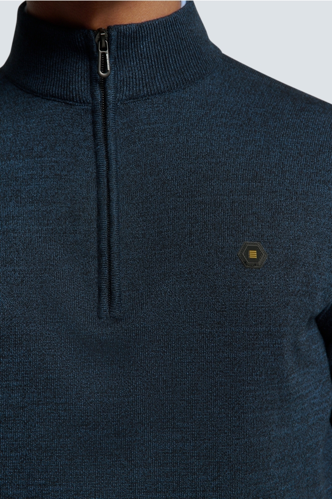 NO-EXCESS blauwe heren trui | Close up