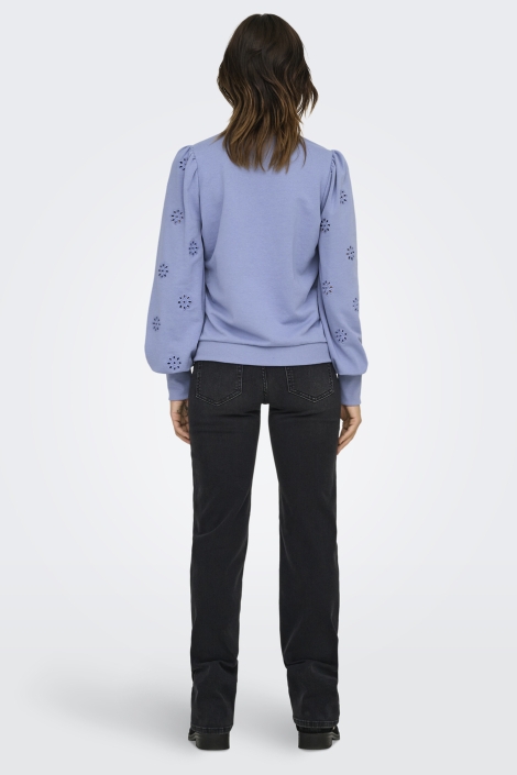 Only blauwe dames sweater | Model