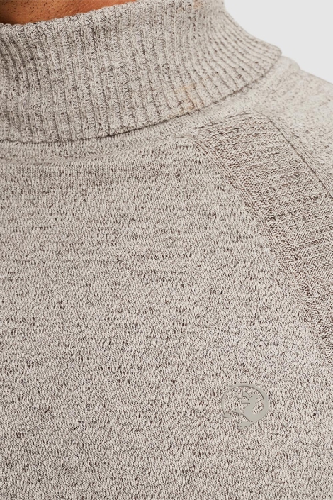 Cast Iron grijze heren trui | Close up