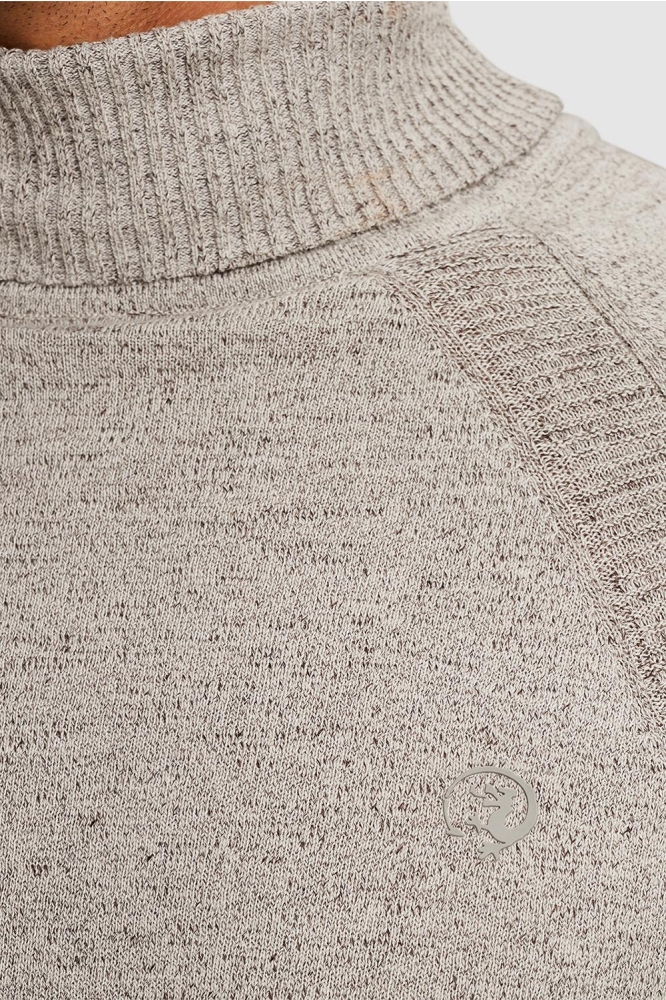 Cast Iron grijze heren trui | Close up