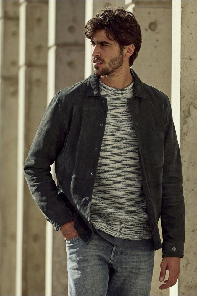 Cast Iron beige heren trui | Sfeerbeeld, In situatie