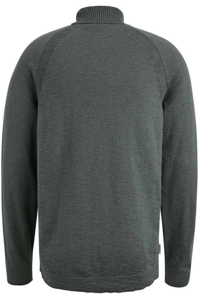 Cast Iron groene heren trui | Achteraanzicht