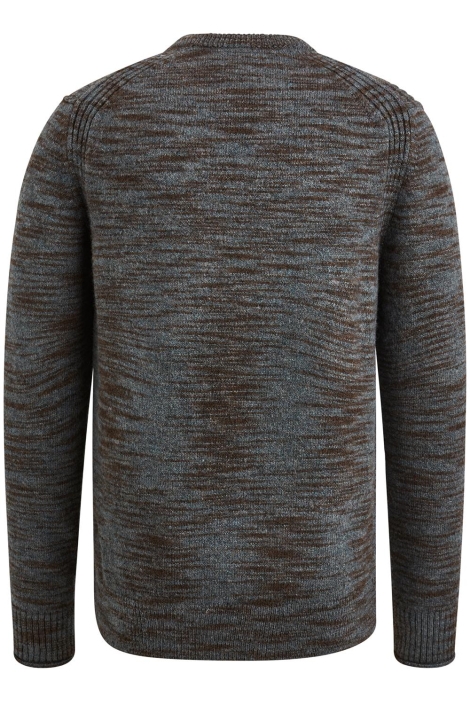 Cast Iron groene heren trui | Achteraanzicht