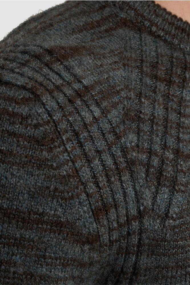 Cast Iron groene heren trui | Close up