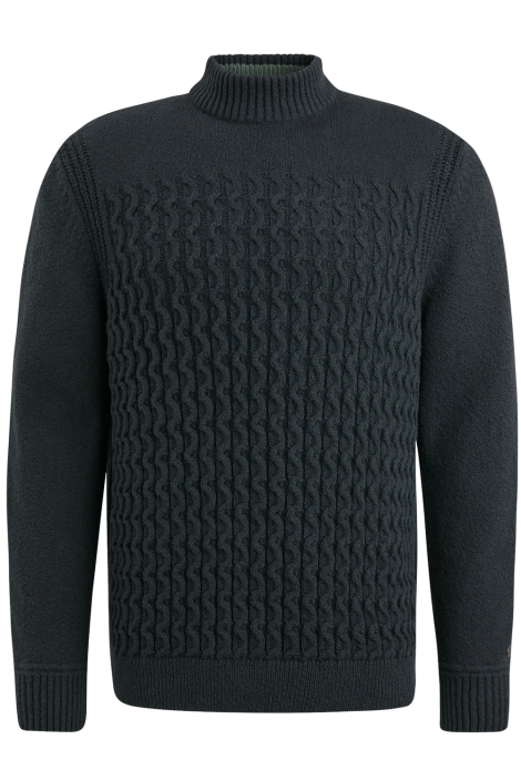 Cast Iron zwarte heren trui | Vooraanzicht