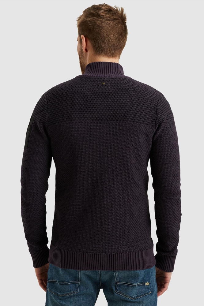 PME legend paarse heren vest | Model achteraanzicht