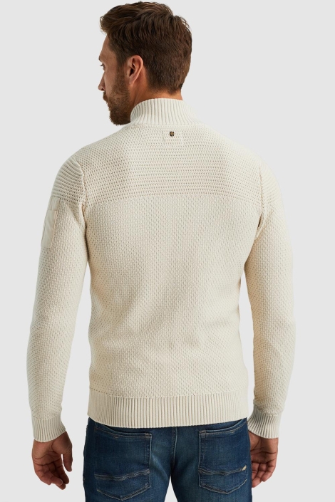 PME legend beige heren vest | Model achteraanzicht