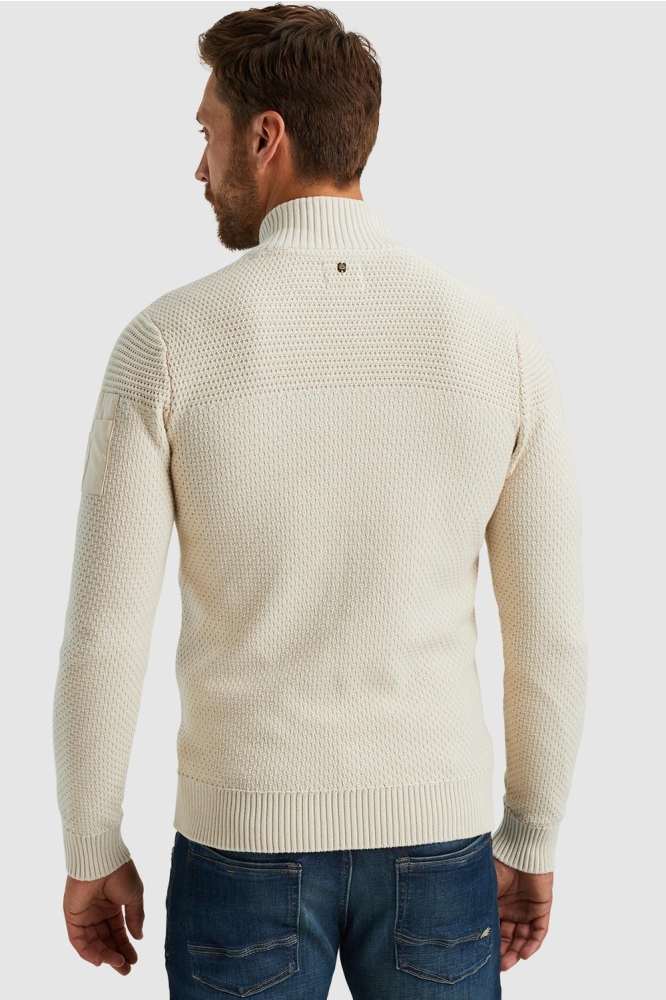 PME legend beige heren vest | Model achteraanzicht