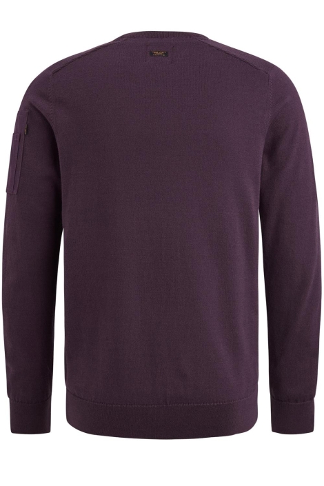 PME legend paarse heren trui | Achteraanzicht