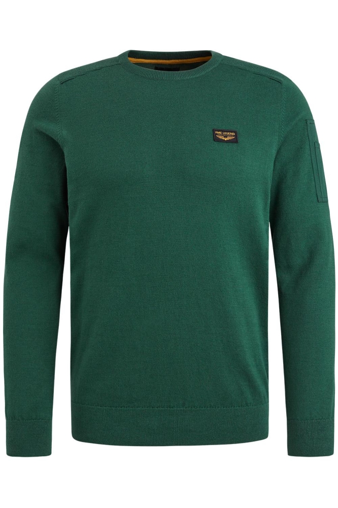 PME legend groene heren trui | Vooraanzicht