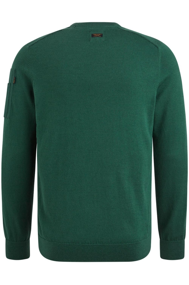 PME legend groene heren trui | Achteraanzicht