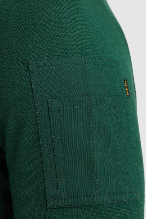 PME legend groene heren trui | Close up