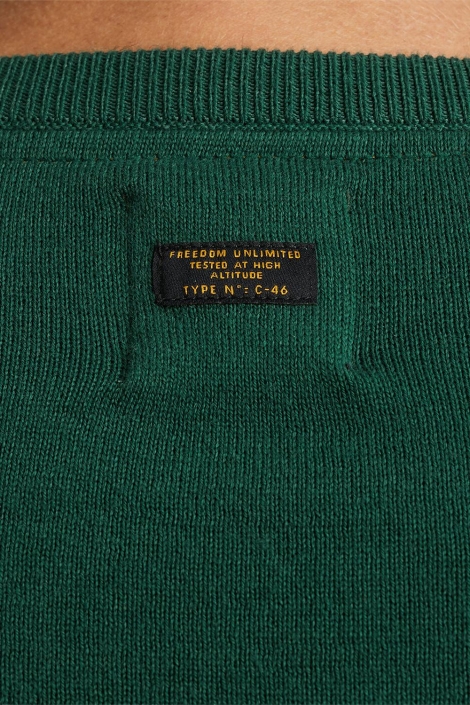 PME legend groene heren trui | Close up