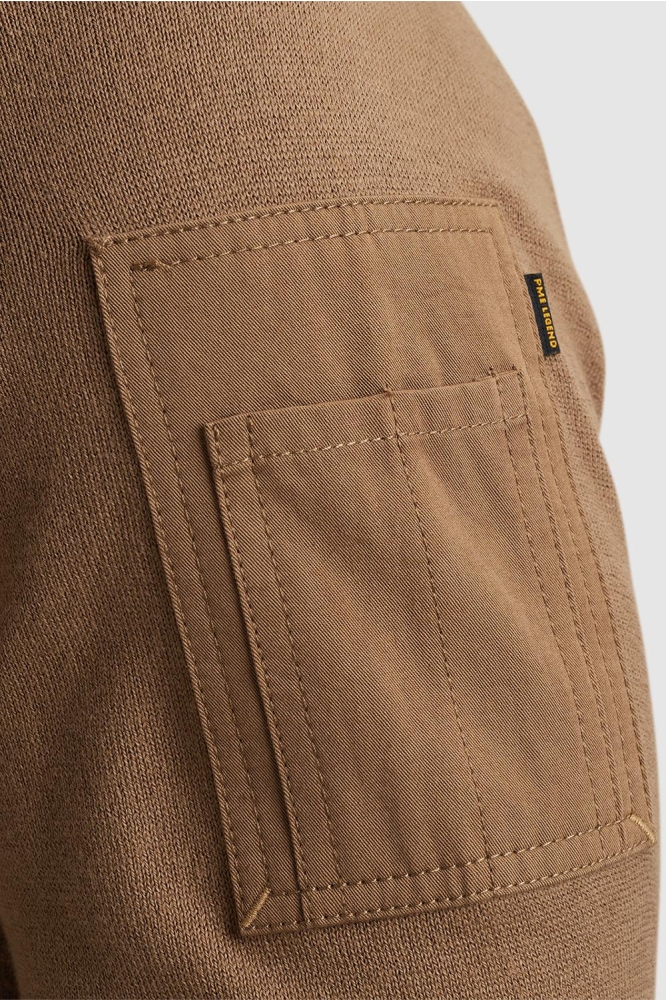PME legend bruine heren trui | Close up