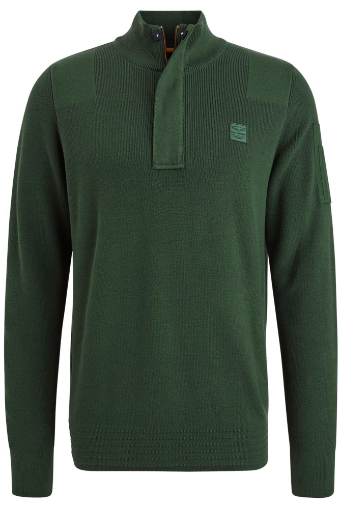 PME legend groene heren trui | Vooraanzicht