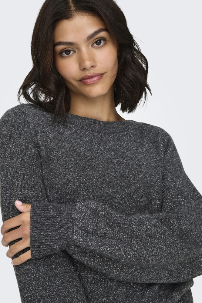 Jacqueline de Yong grijze dames trui | Unique Selling Point
