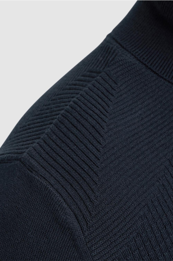 Vanguard blauwe heren trui | Close up