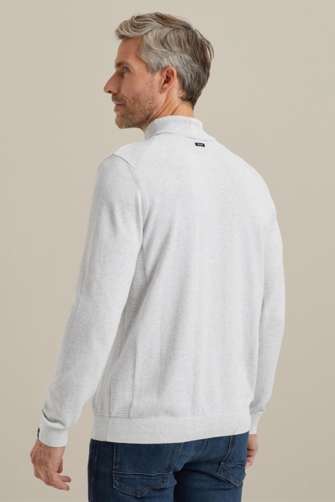 Vanguard grijze heren trui | Model achteraanzicht
