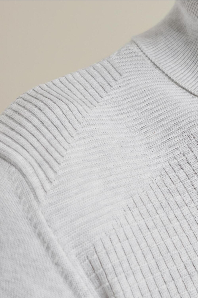 Vanguard grijze heren trui | Close up