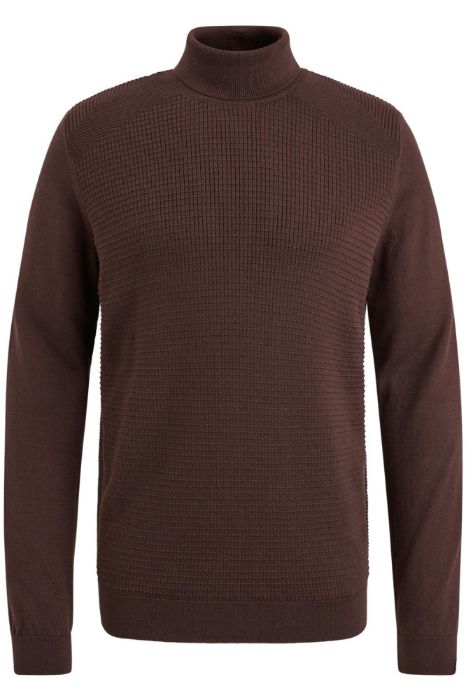 Vanguard bruine heren trui | Vooraanzicht