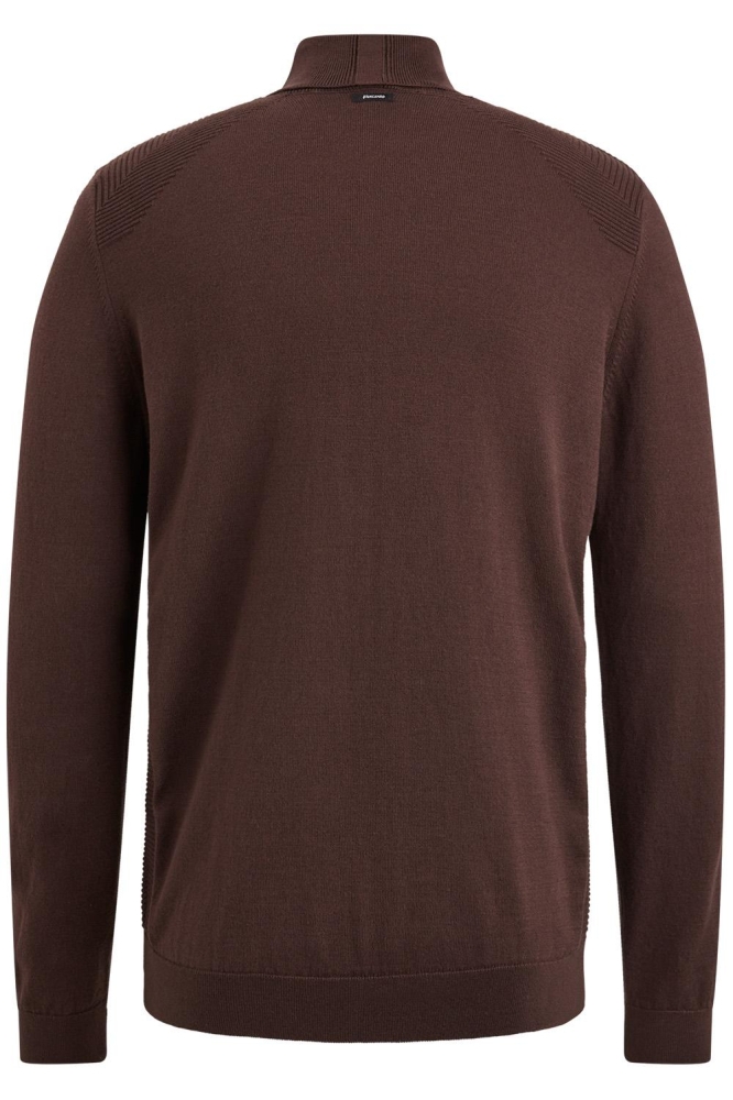 Vanguard bruine heren trui | Achteraanzicht