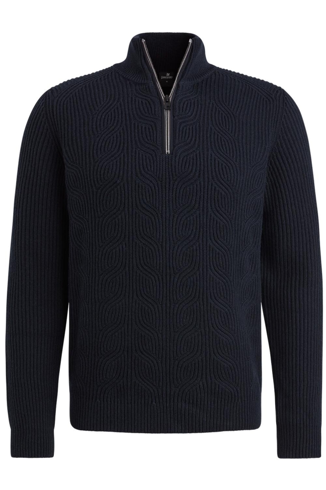 Vanguard blauwe heren trui | Vooraanzicht