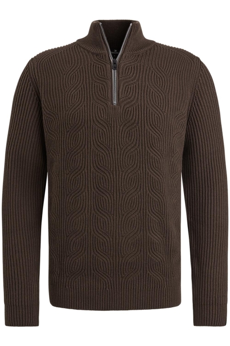 Vanguard bruine heren trui | Vooraanzicht