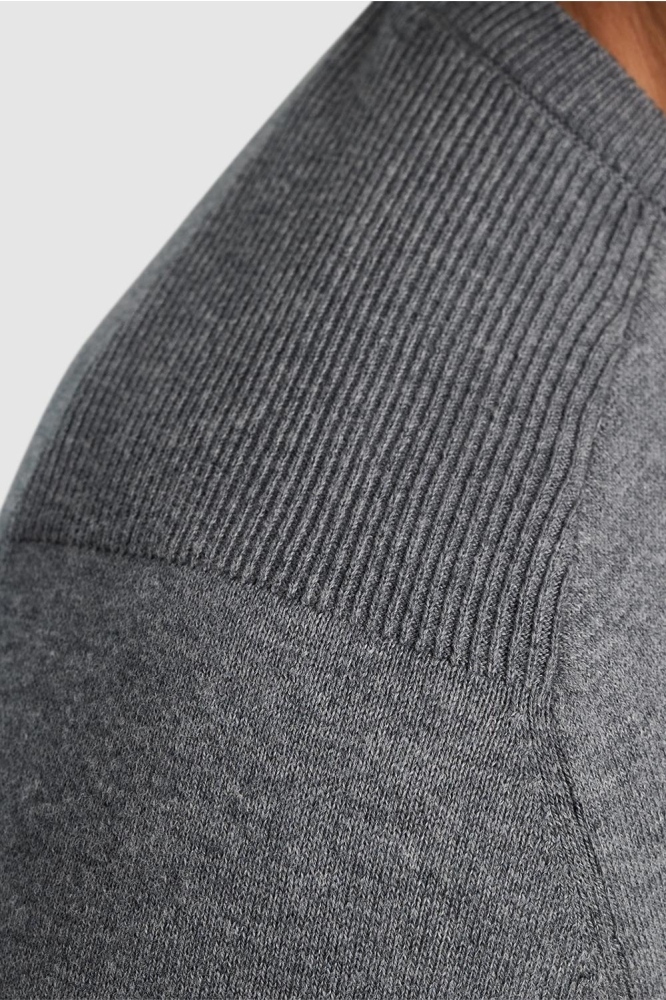 PME legend grijze heren trui | Model vooraanzicht