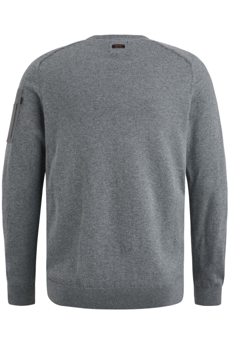 PME legend grijze heren trui | Achteraanzicht