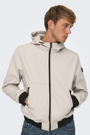 Only & Sons onsbowie softshell bomber otw noos Beige