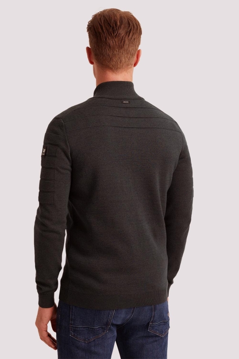 Vanguard bruine heren vest | Model achteraanzicht