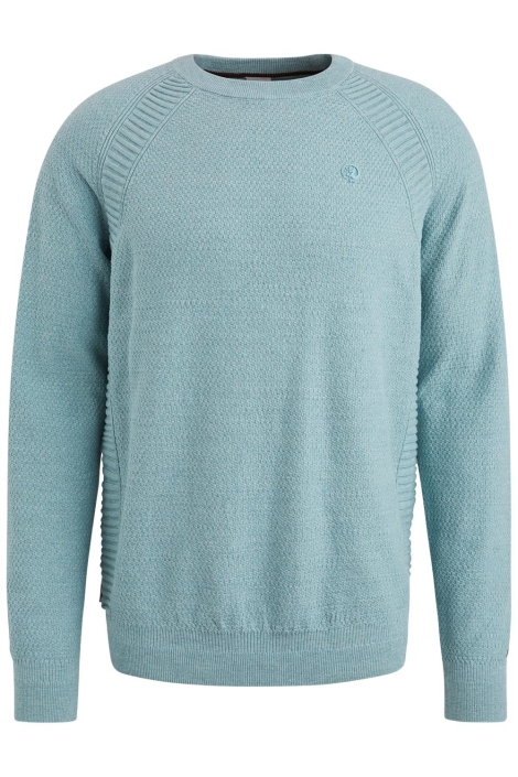 Cast Iron blauwe heren trui | Vooraanzicht