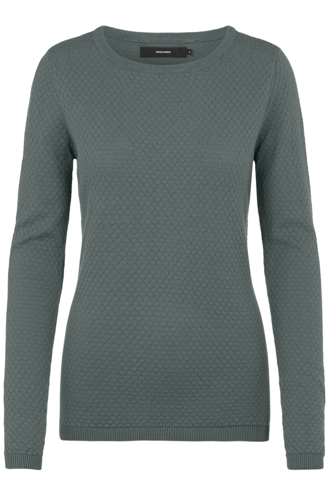 Vero Moda groene dames trui | Vooraanzicht