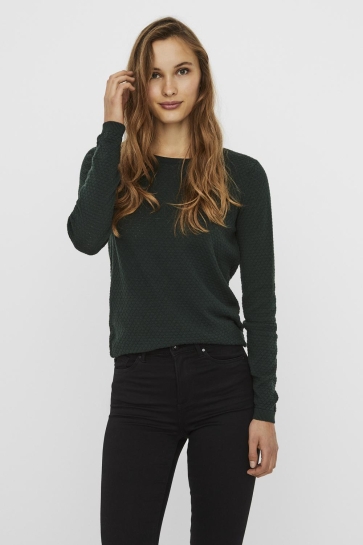 Vero Moda VMCARE STRUCTURE LS O-NECK BLOU NOO 10136644 Pine Grove