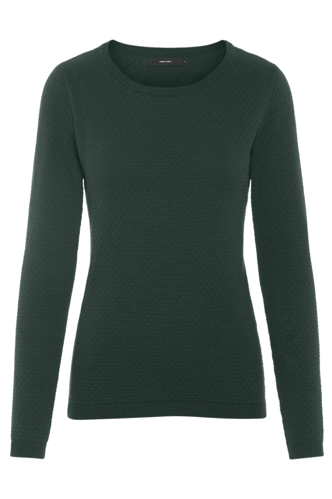 Vero Moda groene dames trui | Vooraanzicht