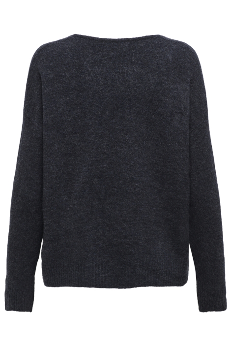 Jacqueline de Yong blauwe dames trui | Achteraanzicht